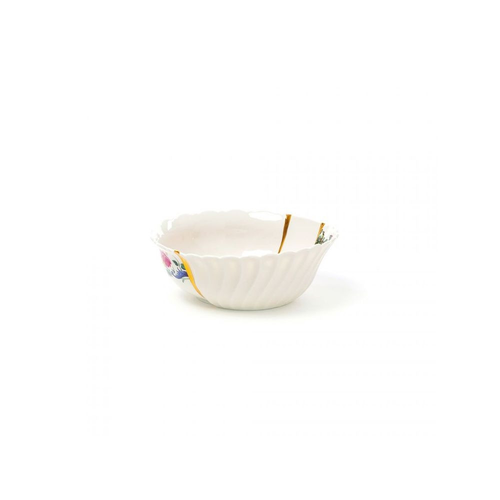 Seletti – Kintsugi N’2 Fruit Bowl In Porcelain