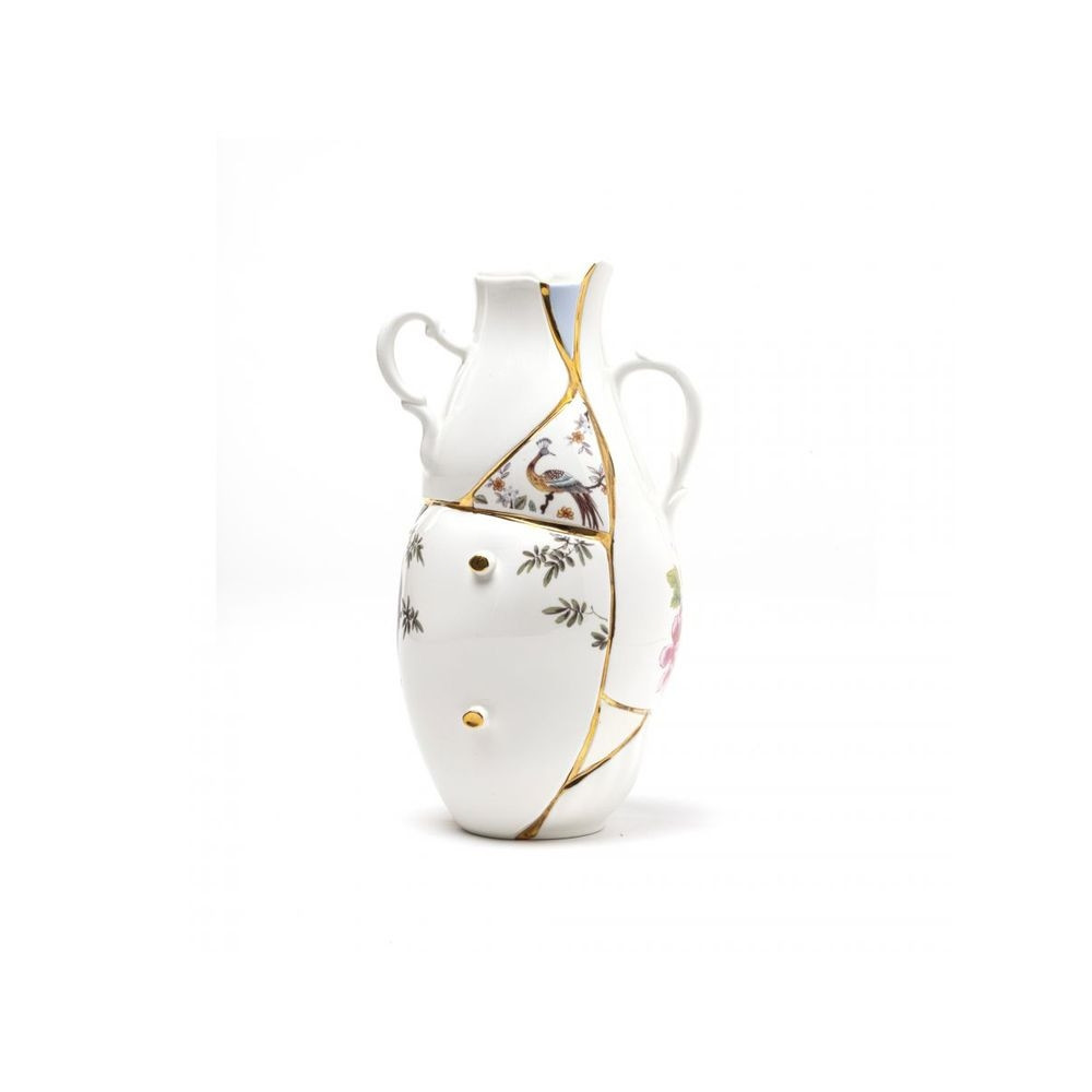 Seletti Kintsugi Vase In Porcelain