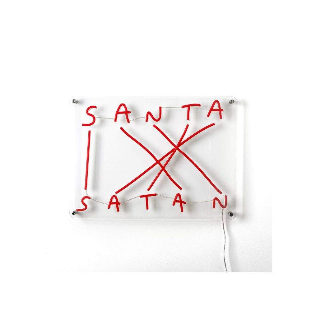 Seletti – Santa-Satan LED-Sign