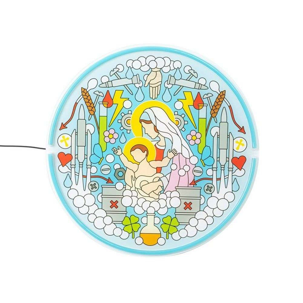 Seletti Blow Gospel Virgin Mary LED-Sign