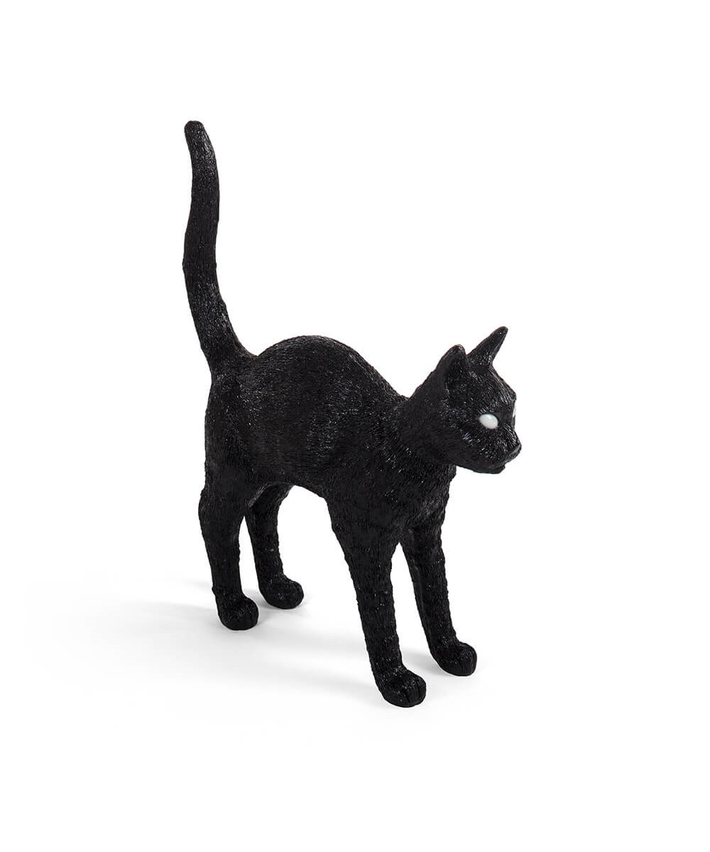 Seletti – Jobby The Cat Bordslampa Svart