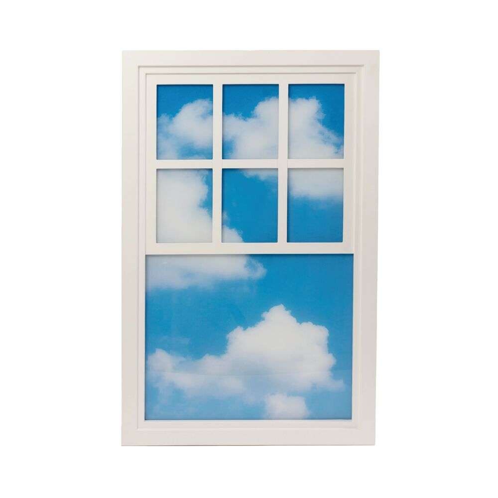 Seletti - Window 1 Vegg-/Gulvlampe White/Light Blue Seletti