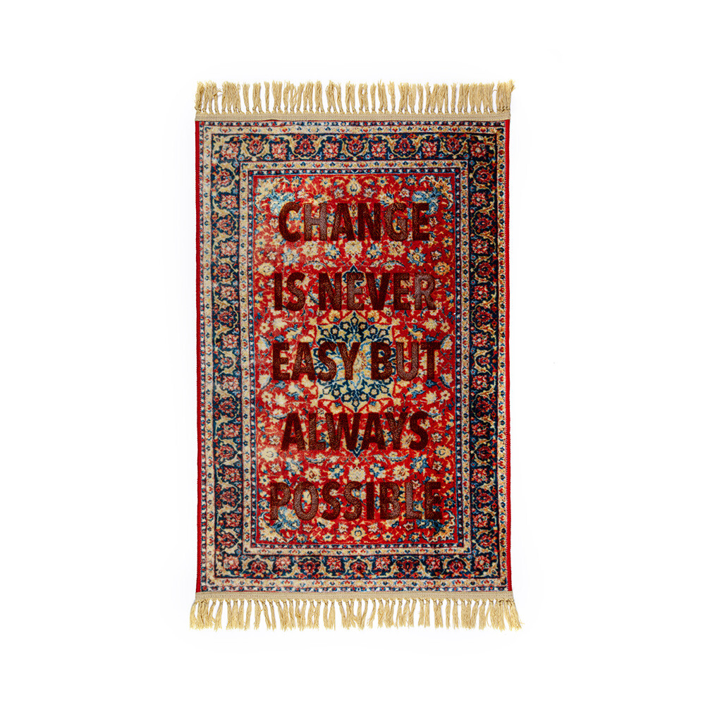 Seletti – Possible Burnt Carpet #12 80×120 Röd/Multicolor