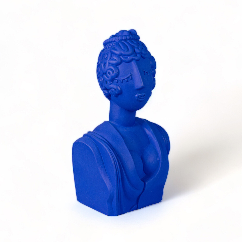 Seletti – Magna Graecia Poppea Terracotta Bust Blå