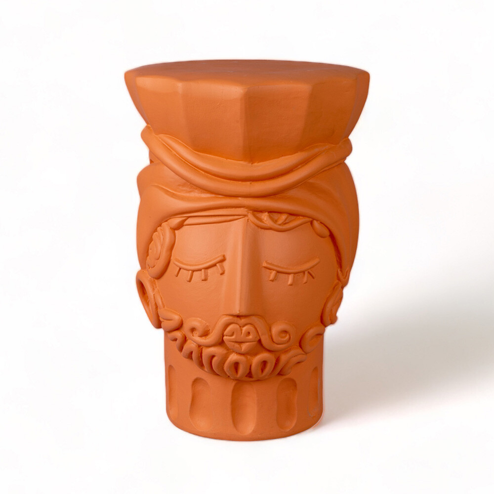 Seletti – Magna Graecia Man Stool Terracotta