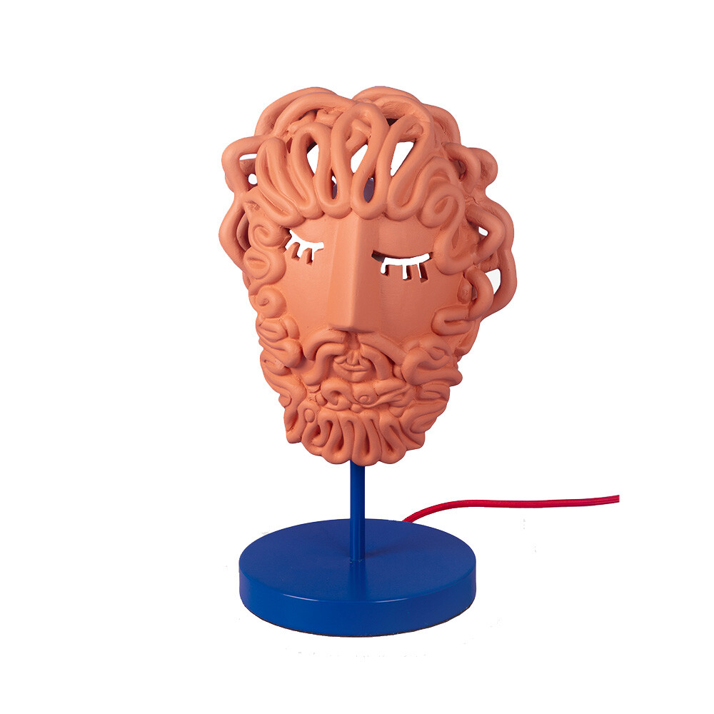 Seletti – Ulysse Mask Bordslampa Terracotta