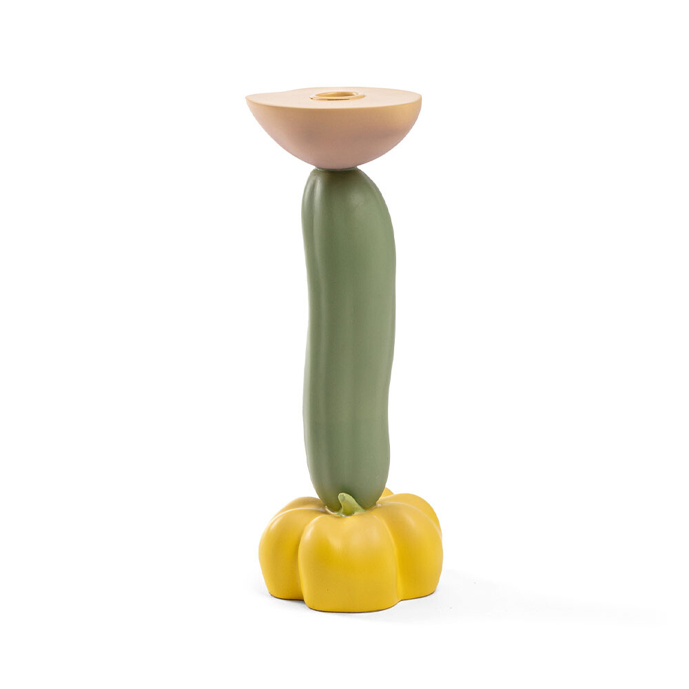 Seletti - Vitamin Cucumber Kerzenhalter Multi-Farbigen