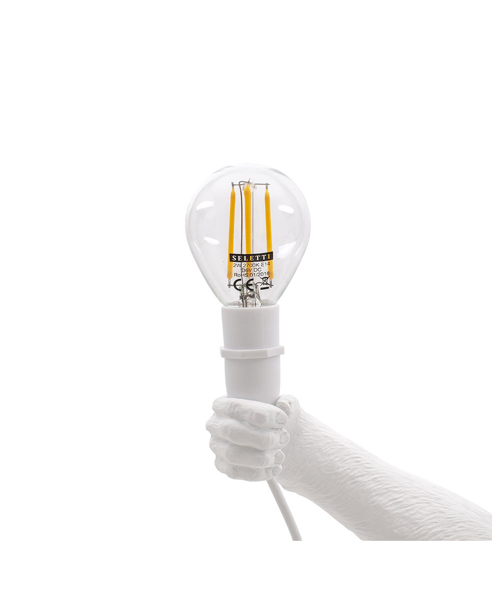 Seletti – Päronlampa LED 2W E14 till Monkey Lamp Utomhus