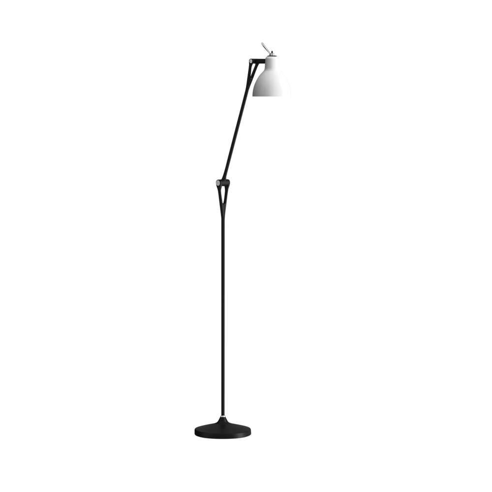 Rotaliana – Luxy F1 Gulvlampe Sort/Blank Hvid