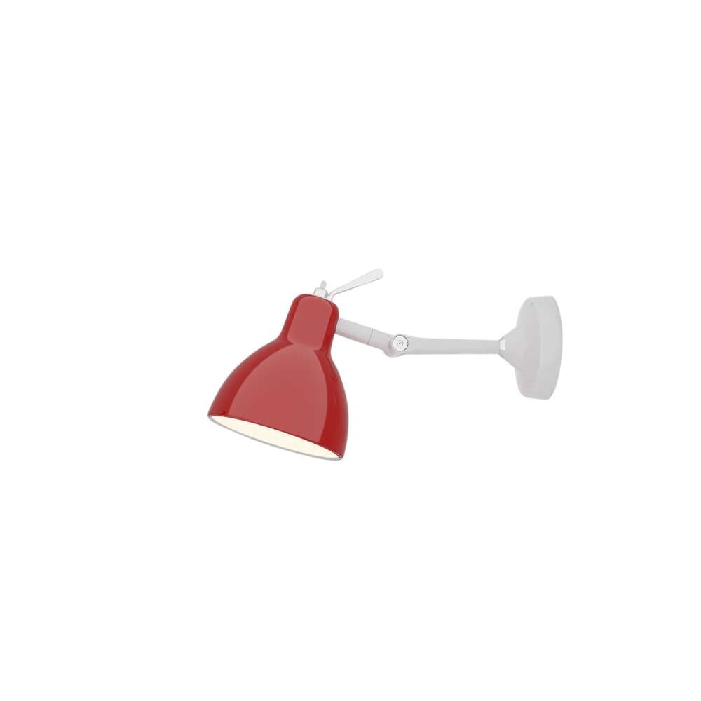 Rotaliana – Luxy H0 Væglampe/Loftlampe Hvid/Rød