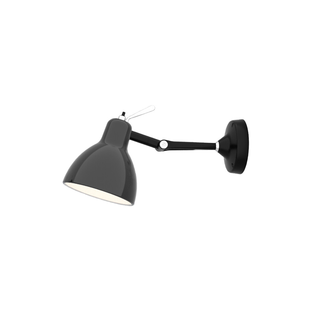 Luxy H0 Loftlampe Sort/Blank Sort Skærm - Rotaliana