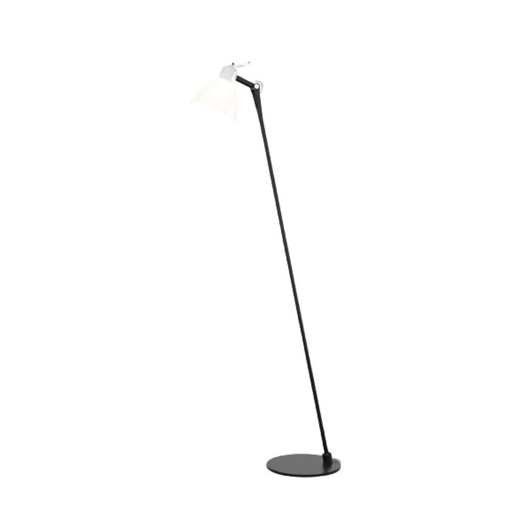 Rotaliana – Luxy Glam F0 Golvlampa Black/Glossy White Rotaliana