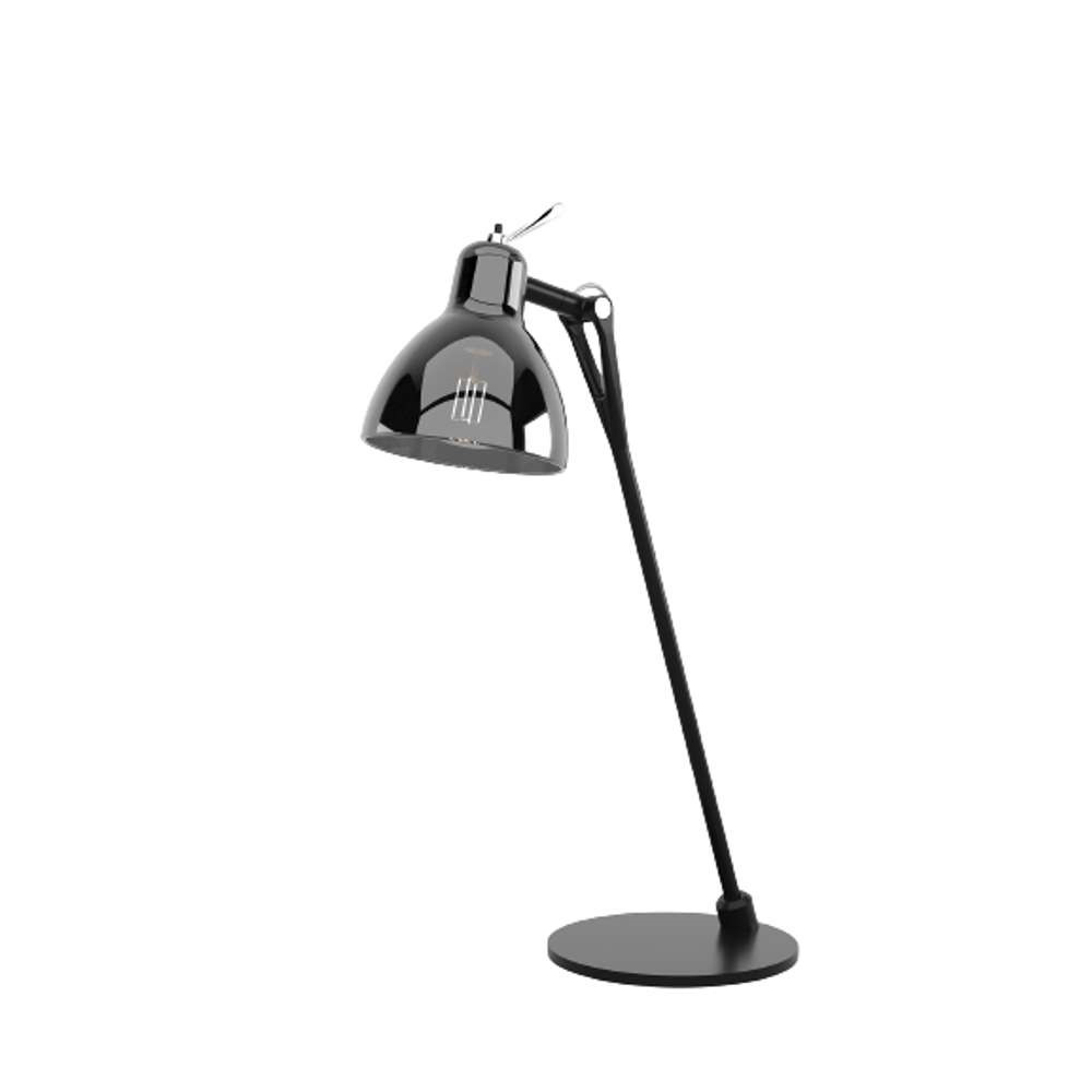 Zdjęcia - Żyrandol / lampa Rotaliana - Luxy Glam T0 Lampa Stołowa Black/Smoke Chrome Semi Transparent