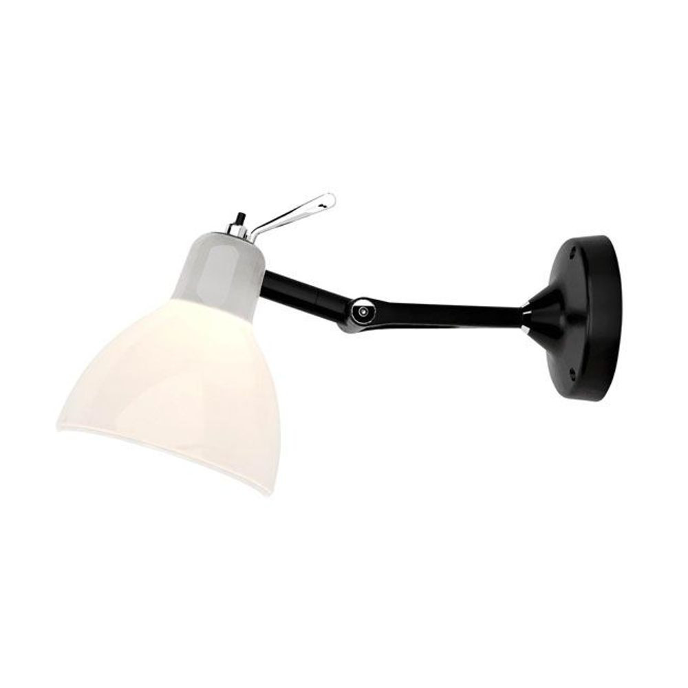 Rotaliana – Luxy Glam H0 Vägglampa/Plafond Black/Glossy White