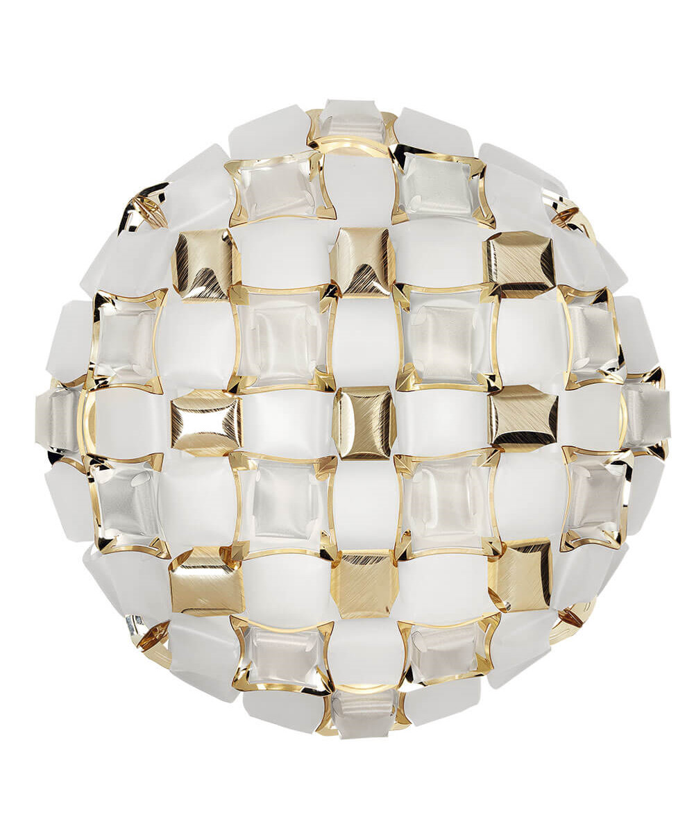 Slamp Mida Loftlampe/Væglampe Large White-Gold