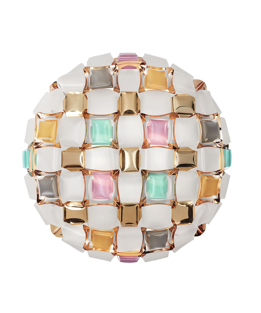 SLAMP – Mida Plafond/Vägglampa Large Multicolor