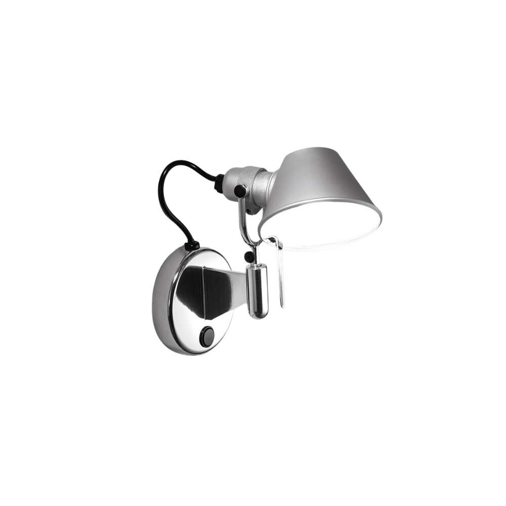 Bilde av Artemide - Tolomeo Micro Faretto Vegglampe M/bryter Dimmbar Led Alu Artemide