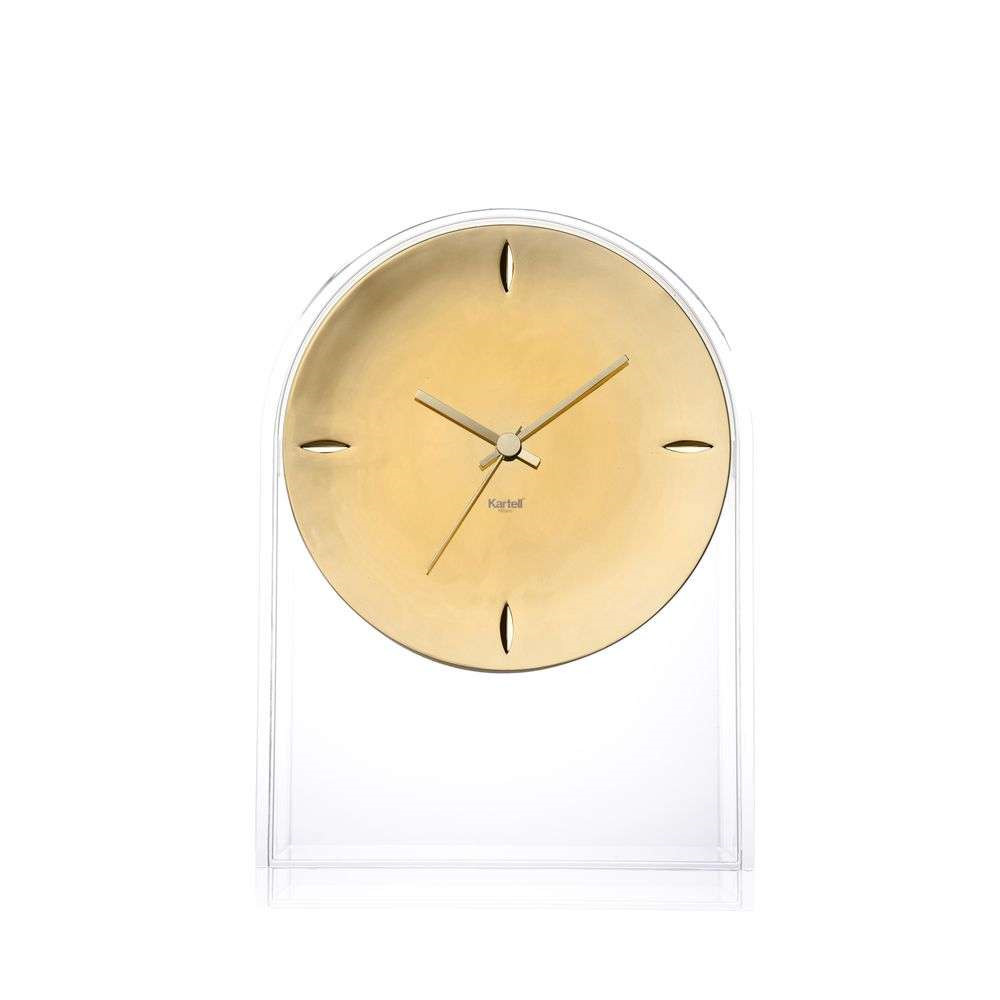 Image of Kartell - Air Du Temps Clock Crystal/Gold (17397702)