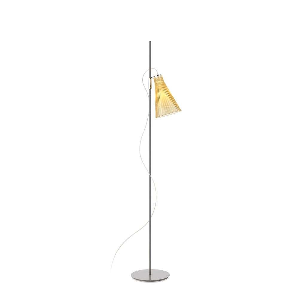 Kartell - K-Lux Gulvlampe Grey/Straw Yellow