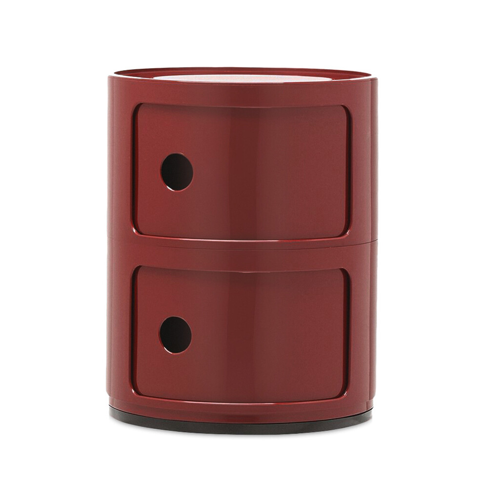 Kartell – Componibili 2 Sidobord Burgundy