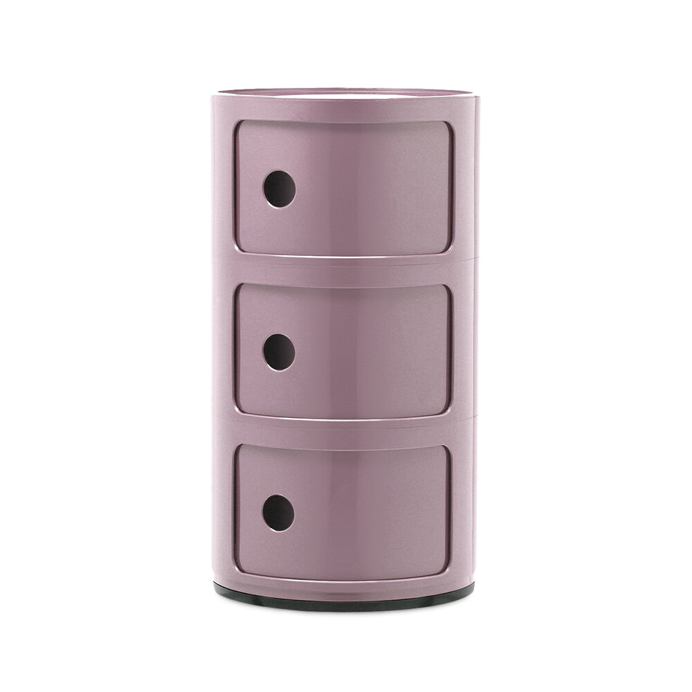 Kartell – Componibili 3 Sidobord Mauve