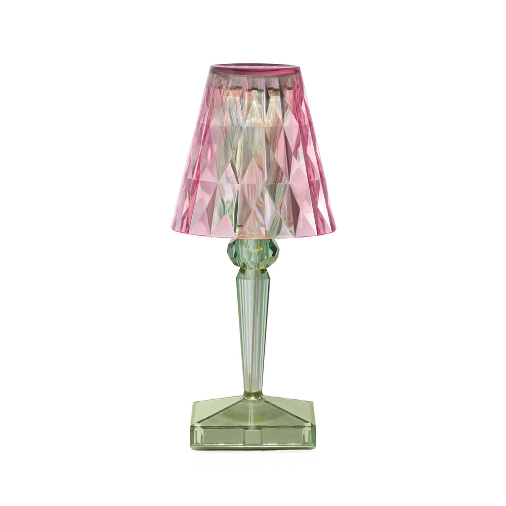 Kartell – Battery Portable Bordslampa IP54 Rosa Grön