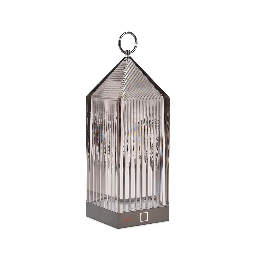 Kartell - Lantern Portable Tischleuchte V2 Smoke
