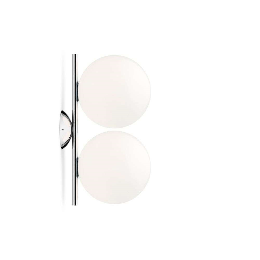 Flos – IC C/W1 Double Plafond/Vägglampa Krom Flos