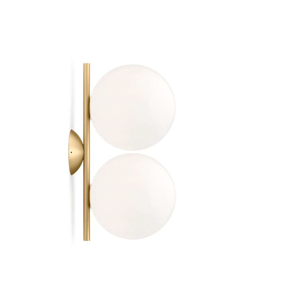 Flos – IC C/W1 Double Plafond/Vägglampa Mässing Flos