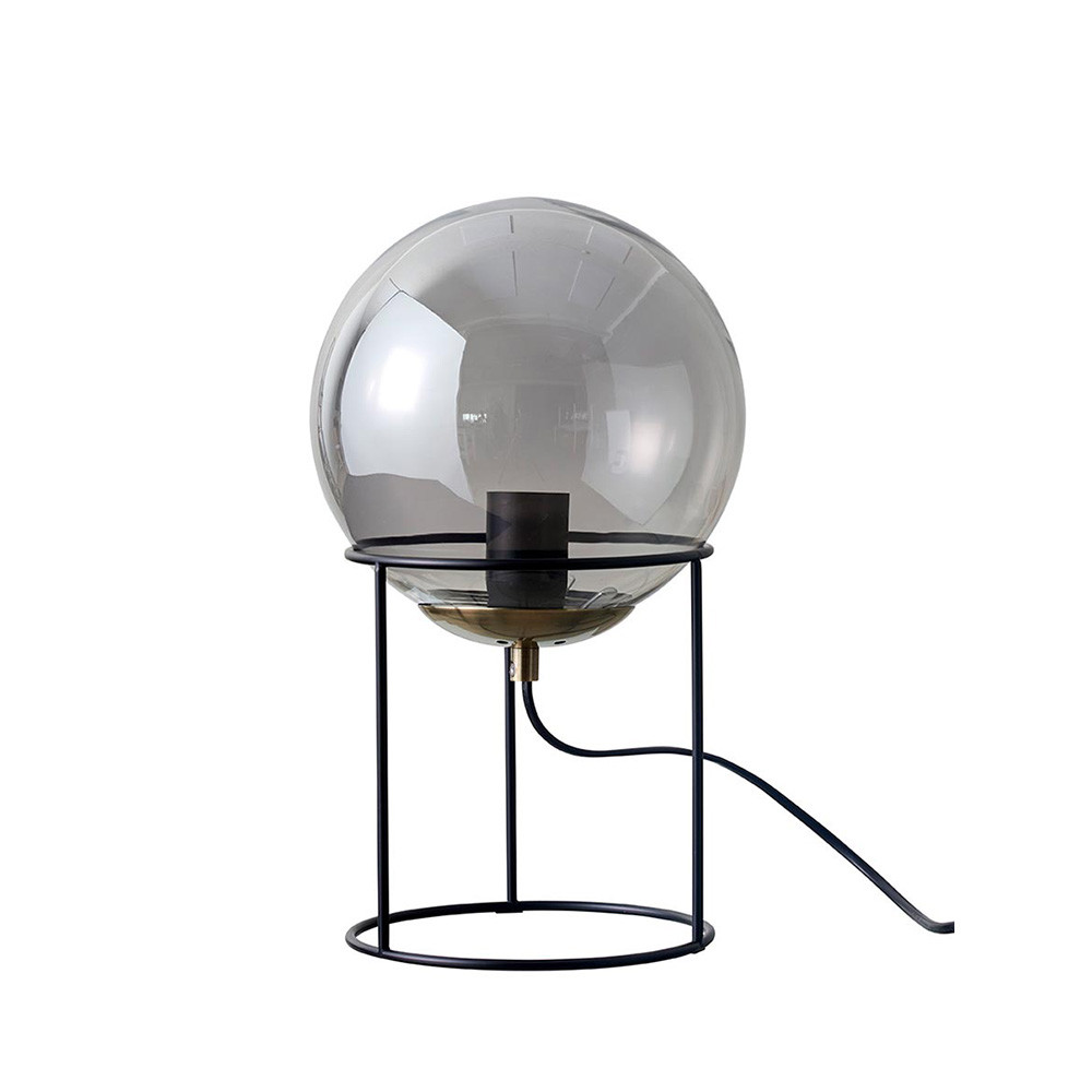DybergLarsen - Moon Bordlampe Smoked Glass H34 Ø20
