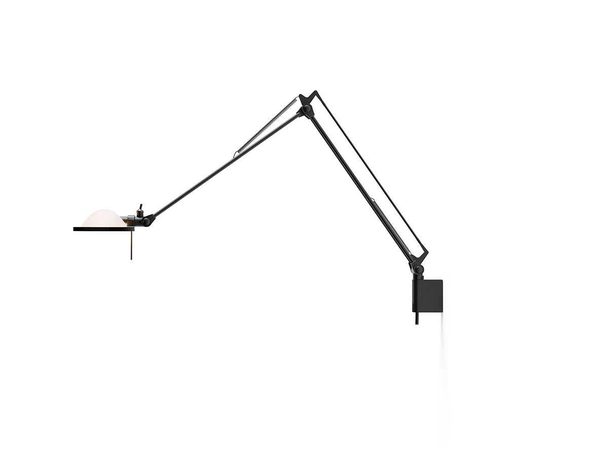 Luceplan – Berenice Vägglampa 45×45 Vit Glas/Svart Luceplan