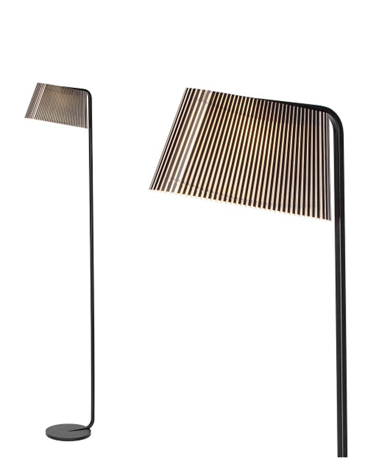 Owalo 7010 Gulvlampe Sort Secto