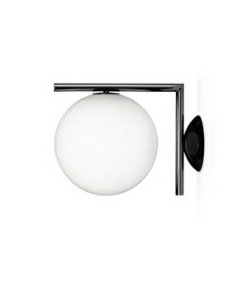 Flos IC C/W2 Væglampe/Loftlampe Krom