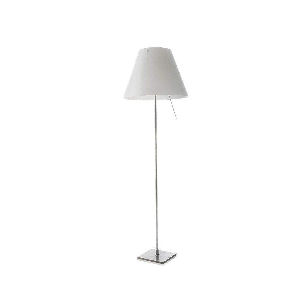 Luceplan Costanza Gulvlampe Alu/Mistic White