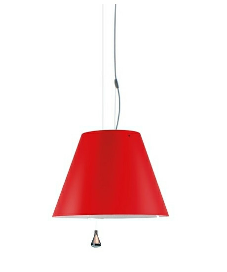 Luceplan Costanza Pendel Up/Down Primary Red