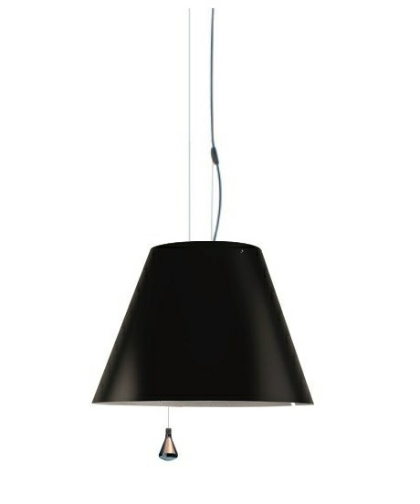 Luceplan – Costanza Taklampa Up/Down Liquorice Black