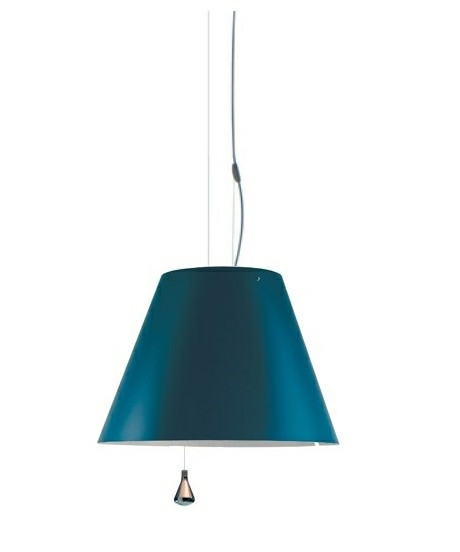 Luceplan – Costanza Taklampa Up/Down Petroleum Blue