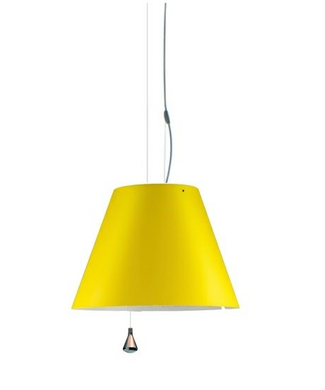 Luceplan – Costanza Taklampa Up/Down Smart Yellow