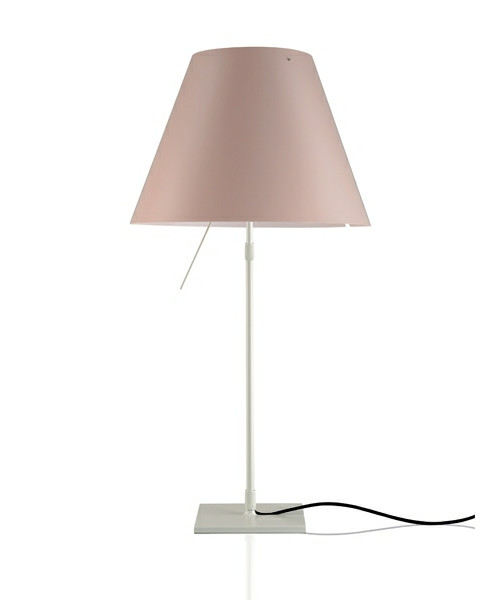 Luceplan Costanza Bordlampe m/Dimmer Alu/Soft Skin