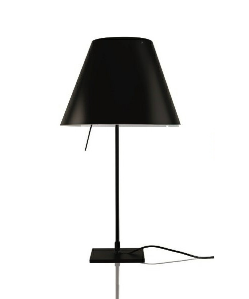 Luceplan Costanzina Bordlampe Sort/Liquorice Black