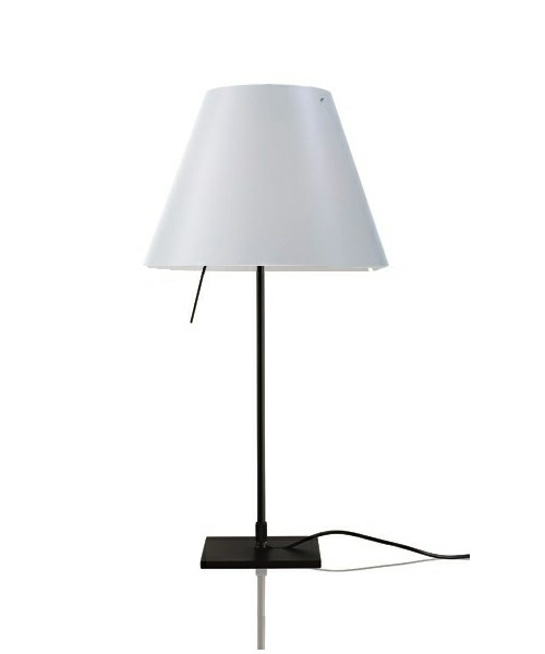 Luceplan Costanzina Bordlampe Sort/White