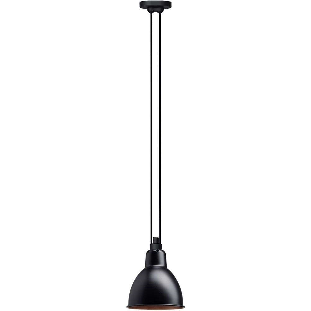 DCW – 322 L Pendel Rund Sort/Kobber Lampe Gras