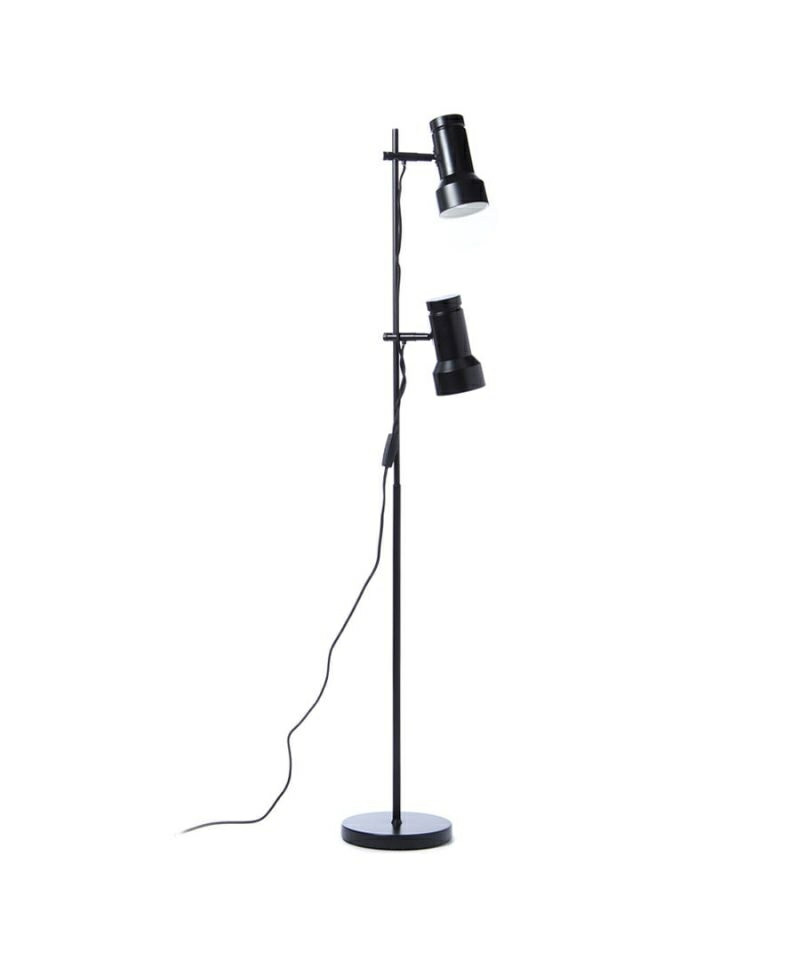 Klassik Gulvlampe Mat Sort Frandsen