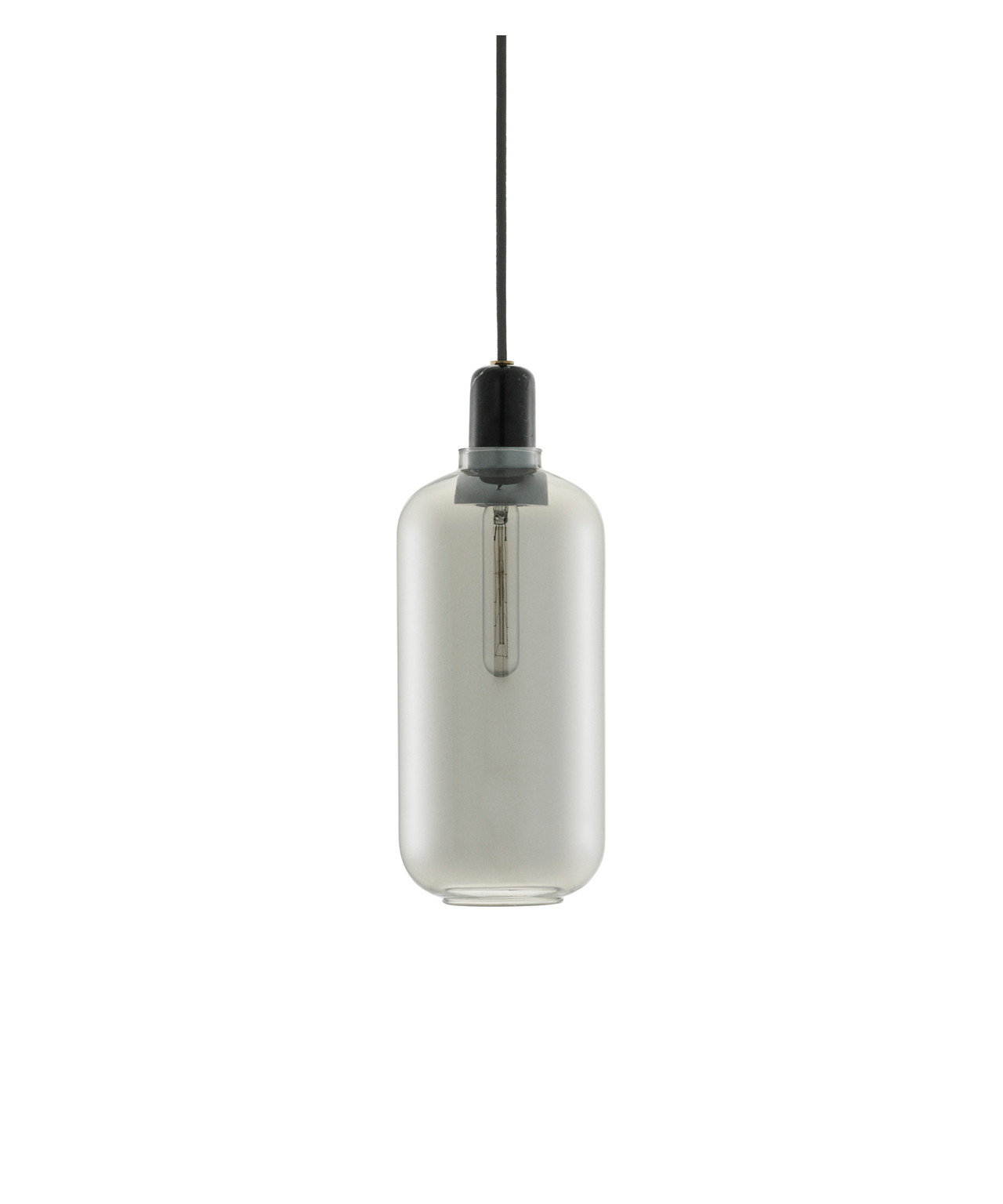 Normann Copenhagen – Amp Taklampa Large Rök/Svart