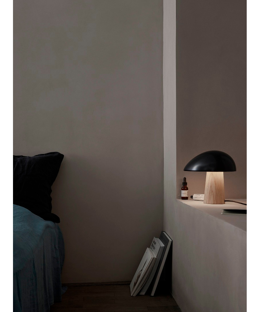 Night Owl Bordlampe Mat Midnight Blue/Ash