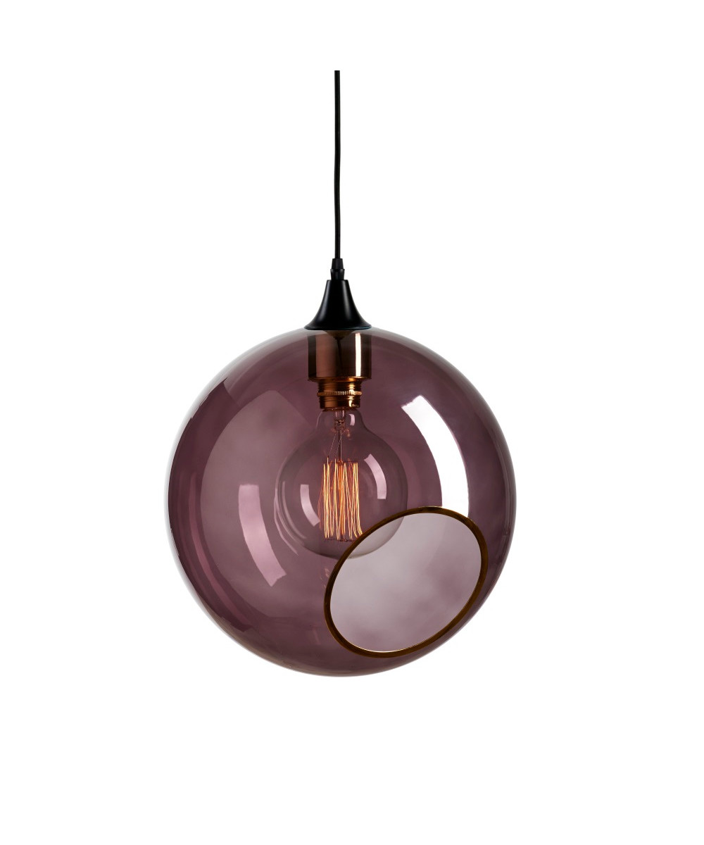 Design By Us – Ballroom XL Taklampa Puple Rain m/Sort Sockel