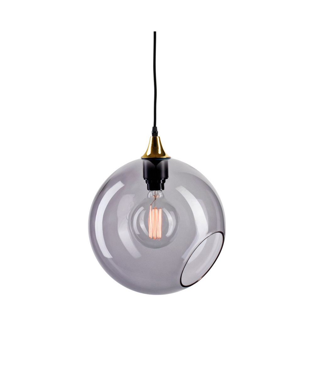 Design By Us – Ballroom XL Taklampa Smoke m/Guld Sockel