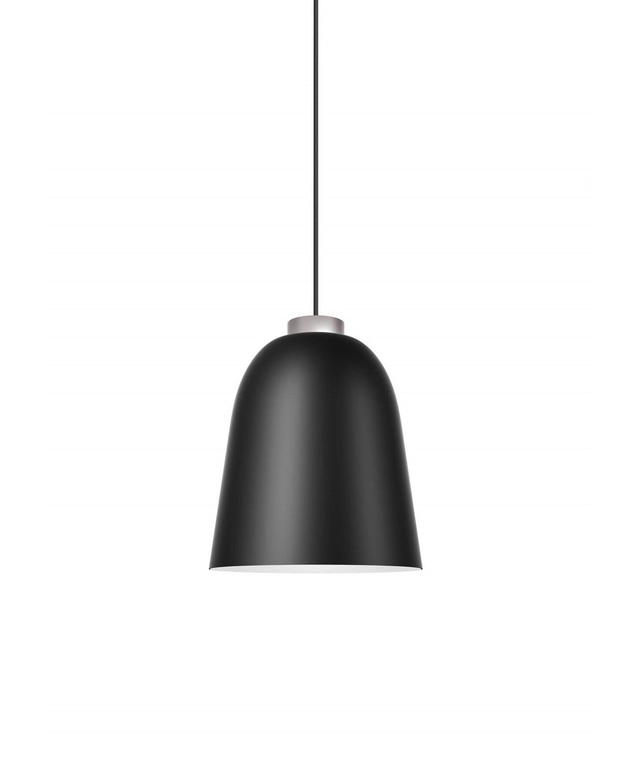 Summera Pendel Medium Mat Sort/Sølv
