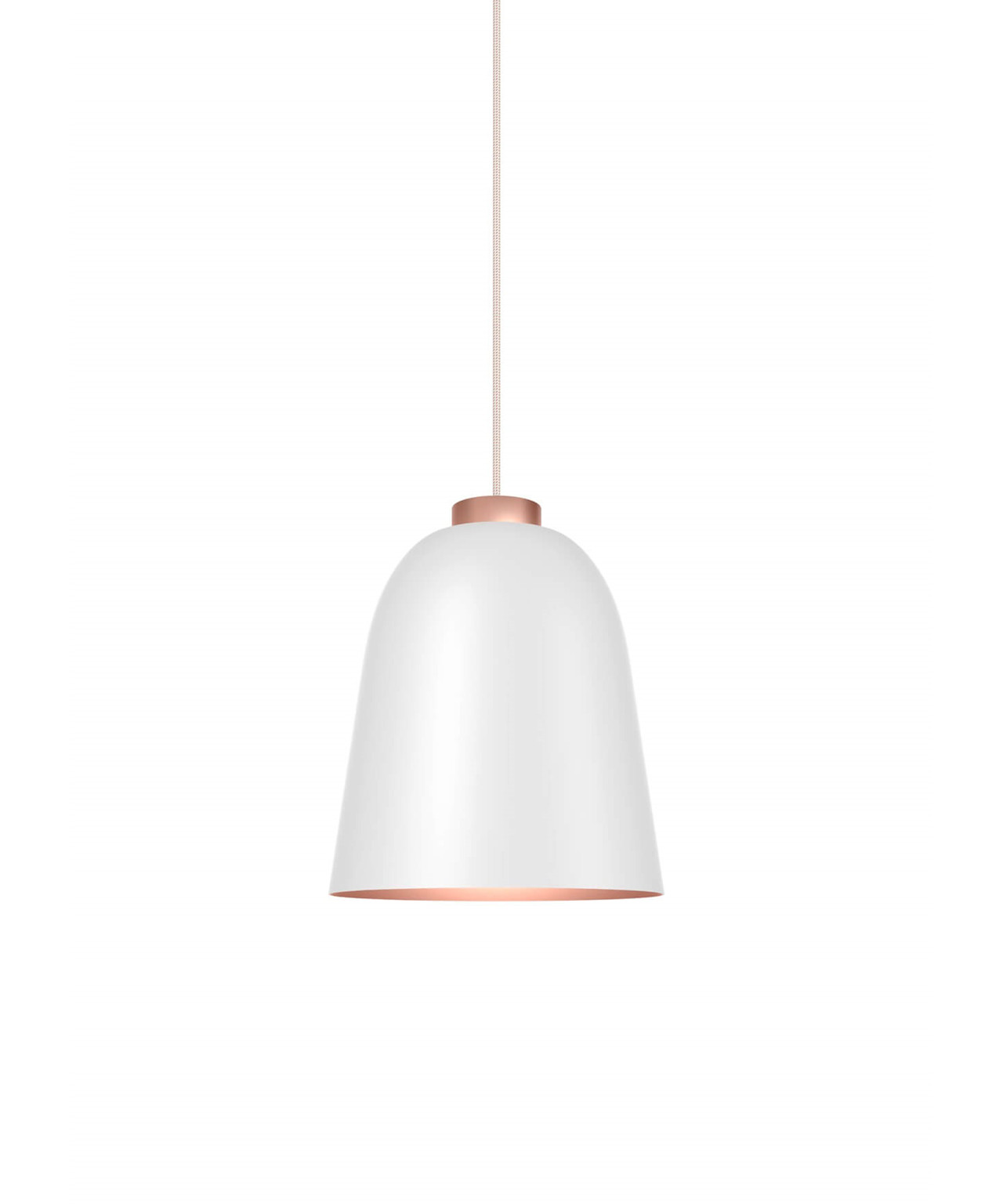 Summera Pendel Medium Mat Hvid/Rød Guld Shapes