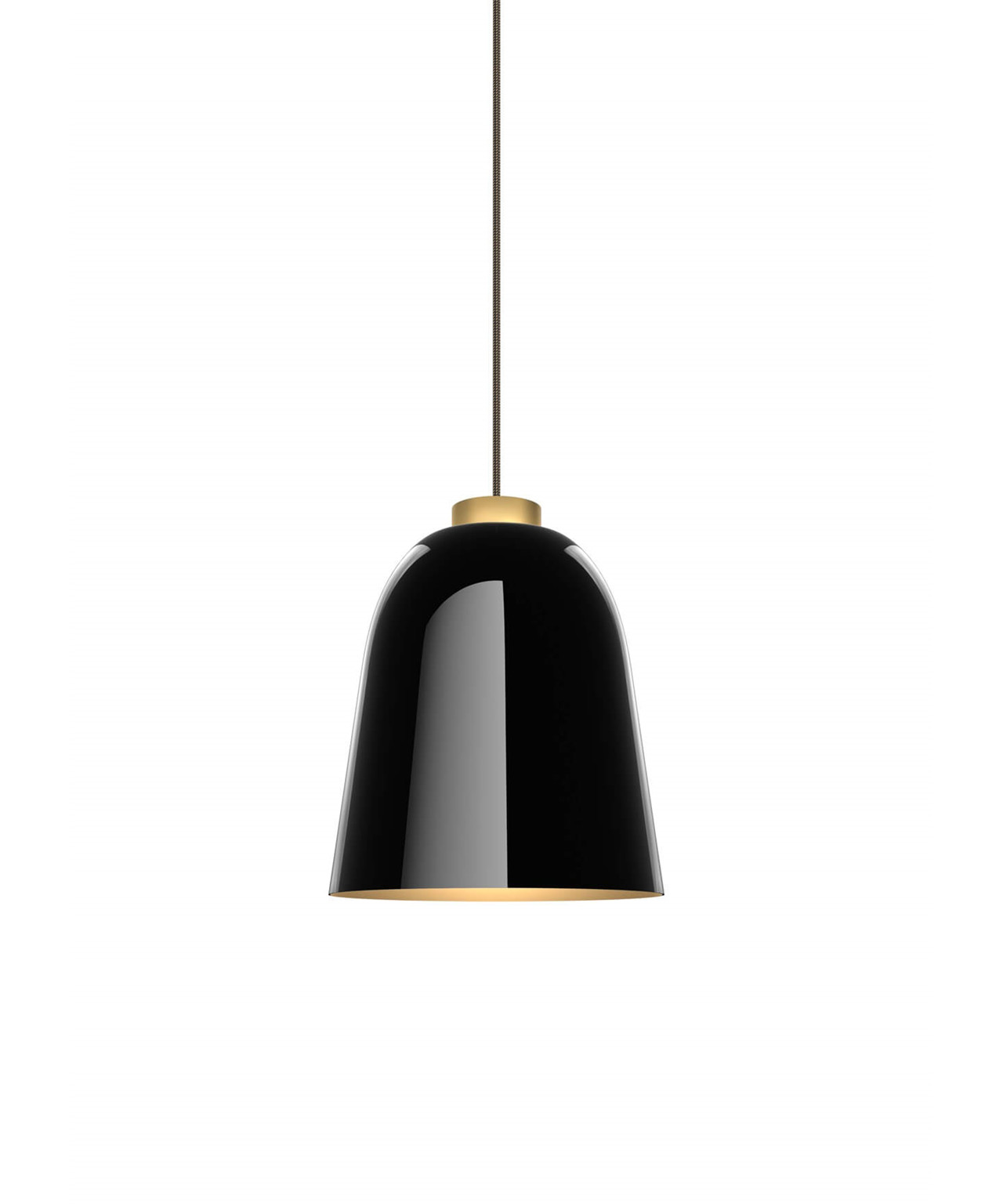 Summera Pendel Medium Blank Sort/Guld Shapes